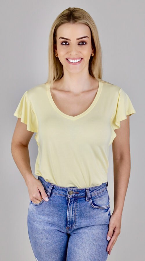 01.0261 BLUSA MANGA BABADO GOLA V ATLANTA